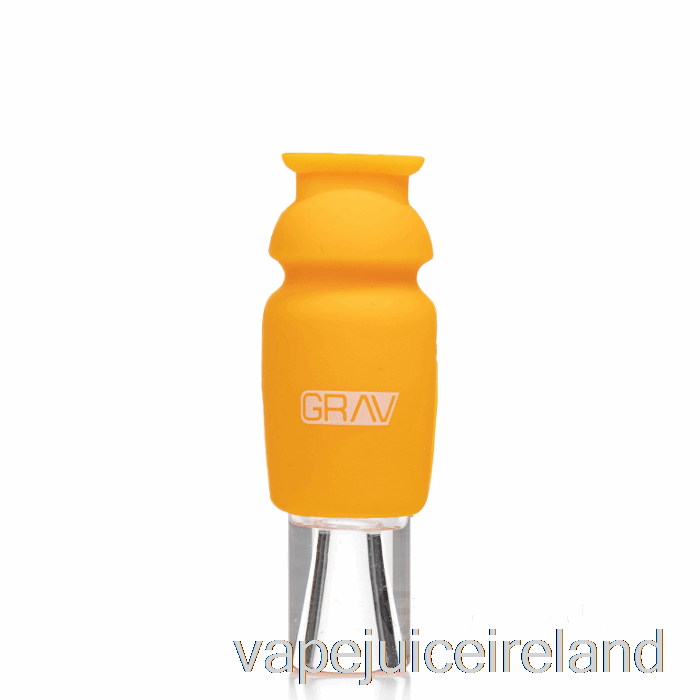 Vape Pod Kits GRAV Silicone-Capped Glass Crutch Mustard Yellow